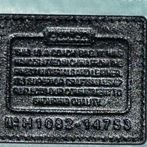 EUC Coach Kristin Black OPTIC Art Sateen Hobo Conv. Bag $378 - Picture 13 of 13